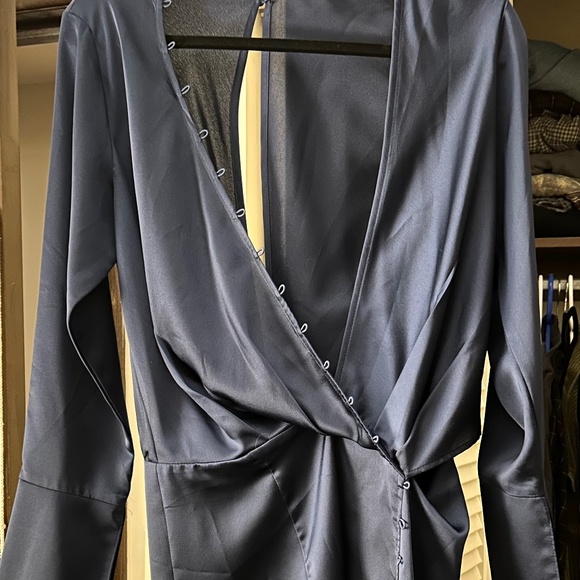 ASOS Design Mini Long-sleeve Dress - Picture 7 of 7